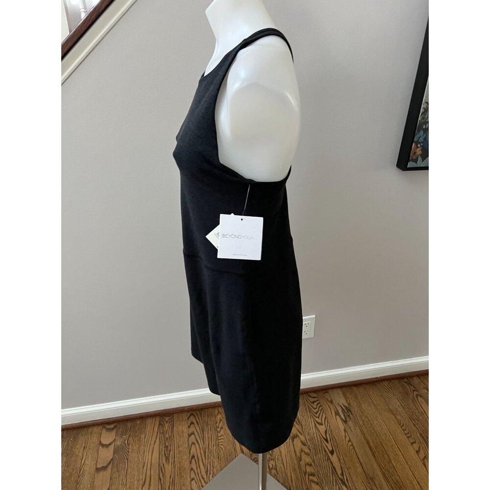 NWT Beyond Yoga Spacedye Refocus Tank Dress Darkest Night Size Medium - Picture 7 of 8